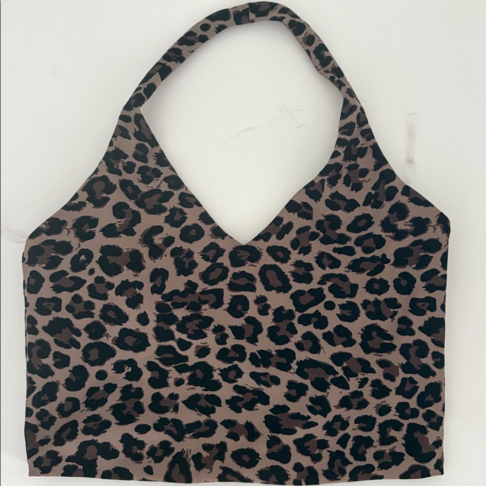 A&F YPB SCULPTLUX HALTER TANK - Picture 4 of 5